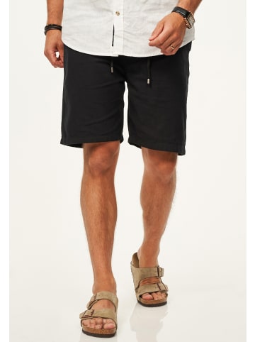 behype Shorts - für Herren als luftig leichte Sommershorts - Kurze Hose in Black