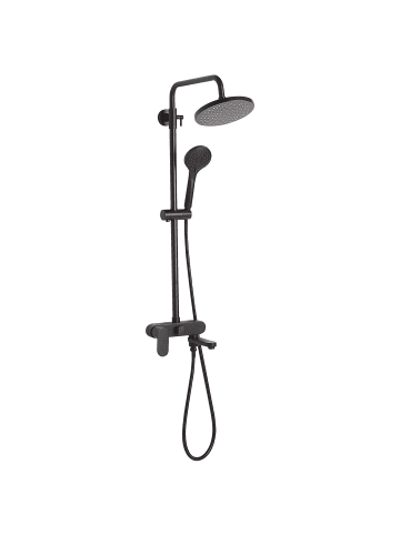 Beliani Wannenarmaturen GURARA in Schwarz - (W) 23 x (H) 83 x (L) 36 cm