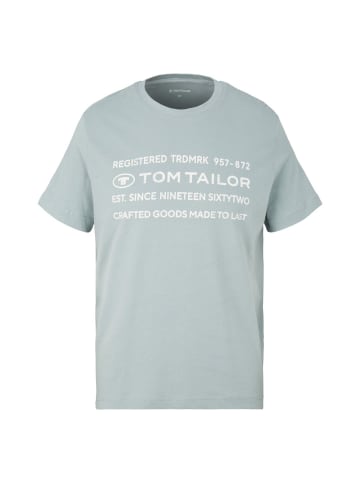 Tom Tailor T-Shirt PRINTED BASIC in Blau