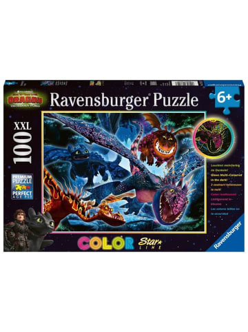Ravensburger Ravensburger Kinderpuzzle - 13710 Leuchtende Dragons - Dragons-Leuchtpuzzle...