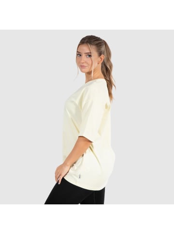 SMILODOX Oversize T-Shirt Benetta in Gelb