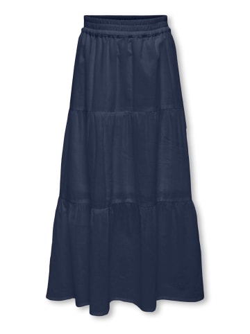 KIDS ONLY Langer Maxirock mit Elastikbund Kogmalene in navy blazer