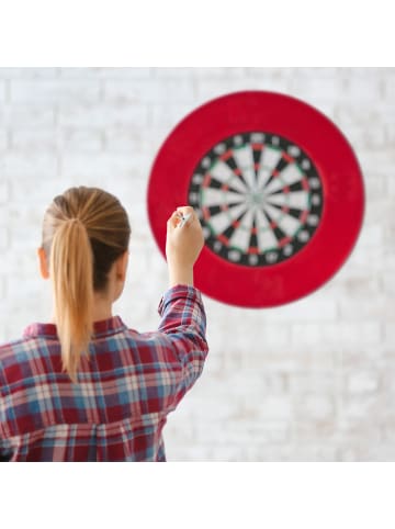 relaxdays Dart Catchring in Rot - Ø 72 cm