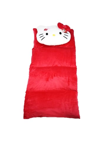 COFI 1453 Hello Kitty 3D SchlafmatteKissen – Kuschelige Schlafmatte in Rot