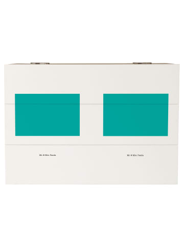 Mr. & Mrs. Panda Schatulle 60. Geburtstag Pinguin Luftballon mit... in Weiß