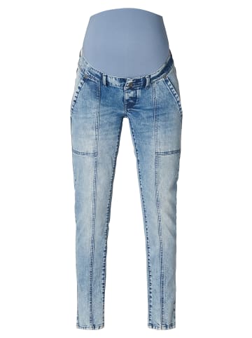 Supermom Straight Umstandsjeans Empire in Authentic Blue