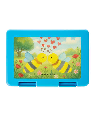 Mr. & Mrs. Panda Bento Box Biene Liebe Design ohne Spruch in Weiß