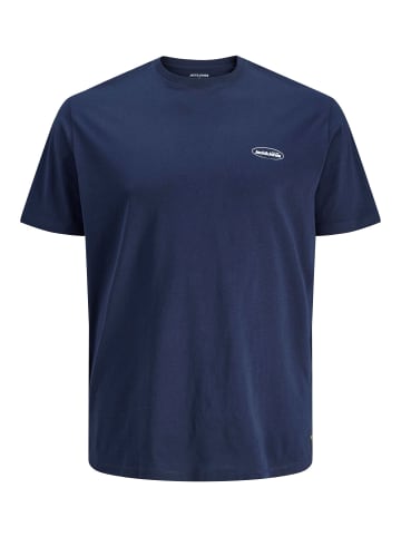 JACK & JONES PLUS T-shirt in Navy Blazer