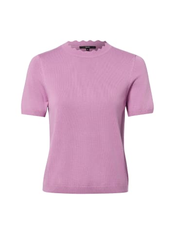 Zero Strickshirt in aubergine - 0003
