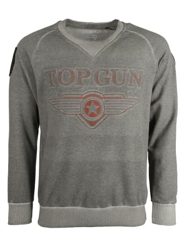 TOP GUN Sweatshirt TG20201131 in anthrazit