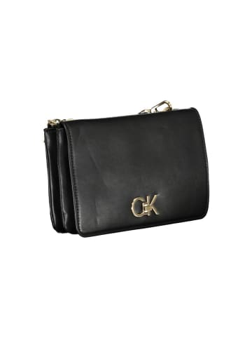 Calvin Klein Schwarz Polyester Damen Schulter Tasche
