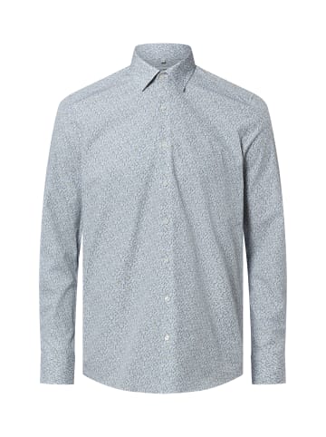 OLYMP  Hemd in blau grün - 0004