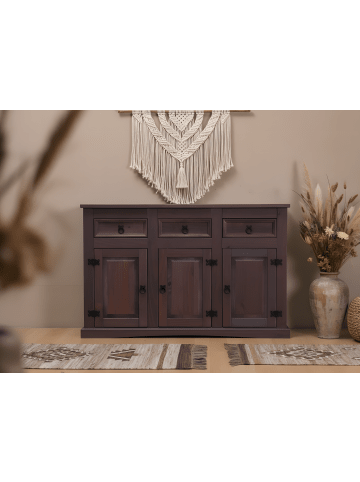 ebuy24 Sideboard New Mexico Braun 132 x 44 cm