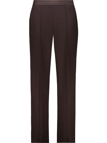 monari Hose mit Glitzerstreifen in Dark Chocolate