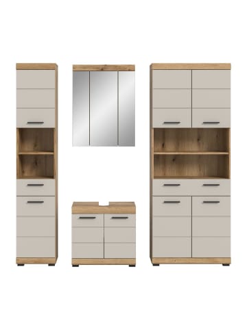 ebuy24 Badmöbelset Scout (4-teilig) Kaschmir 201 x 34 cm