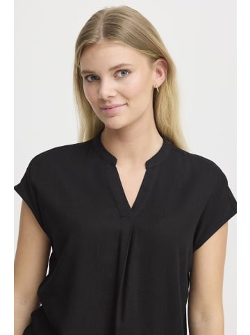Fransa Kurzarm-Bluse FRJUNA Weit in Black