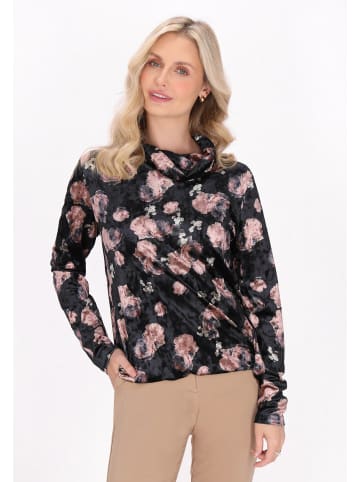 Usha Women Blouse in black multicolor