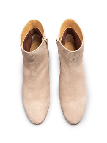 LLOYD Schuhe Moderne Stiefelette mit Reißverschluss in beige