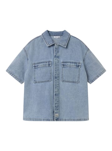 name it Hemd in Light Blue Denim