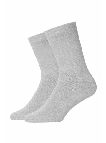 SNOCKS Anti-Rutsch ABS Socken aus Bio-Baumwolle 2 Paar in Grau (Bring Me Wine)