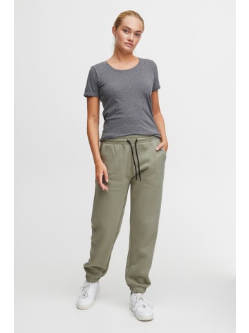 Oxmo Sweathose OXSandie 21800217-ME Lässige Jogginghose mit dekorativen Kordeln in Grün