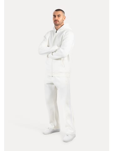 SMILODOX Zip Hoodie Yasin in Creme