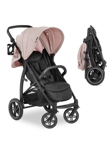 Hauck Buggy Rapid 4D (bis 25 kg) - XL Verdeck & All-Terrain in schwarz,grau