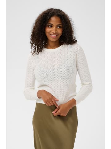 Kaffe Strickpullover KAlenia Regular fit in Chalk