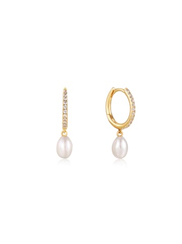 Ania Haie Creolen The Radiance Pearl in gold