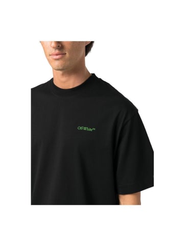 OFF WHITE Logo T-Shirt Schwarz Herren