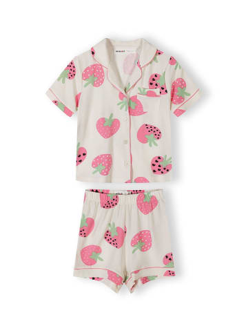 Minoti 2-er Pack Pyjama 30PJ156 in weiß