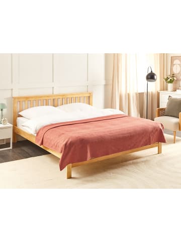 Beliani Tagesdecke MARAKA in Rot - (W) 150 x (H) 1 x (L) 200 cm