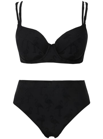 Ulla Popken Bikini in schwarz