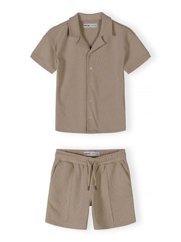 Minoti 2-tlg T-Shirt & Shorts 29POLO257 in sand