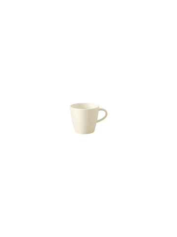 Villeroy & Boch 6er Set Kaffeetasse Manufacture Rock 150 ml weiß in weiß