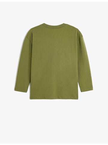 KOTON T-shirt in Khaki