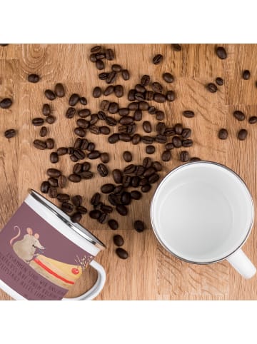 Mr. & Mrs. Panda Emaille Tasse 6. Hochzeitstag Zuckerhochzeit mi... in Kaffa Coffee