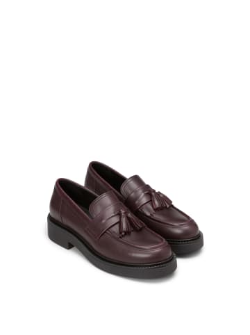 Marc O'Polo Quasten-Loafer in dark aubergine red