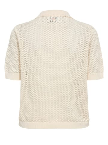 NÜMPH Poloshirt kurzarm für Damen in weiß