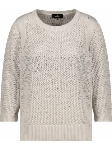 monari Rundhalspullover für Damen in uni