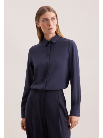Seidensticker Hemdbluse Regular in Dunkelblau
