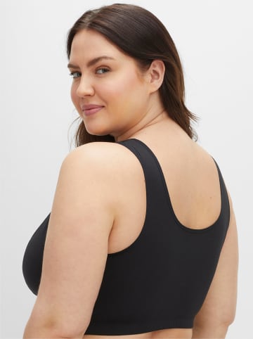 sheego Bügelloser BH in schwarz
