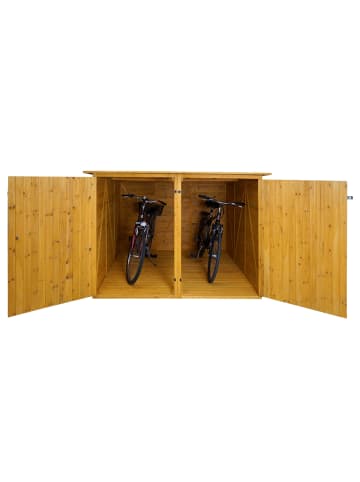 MCW 2er-Fahrradgarage H60, Braun