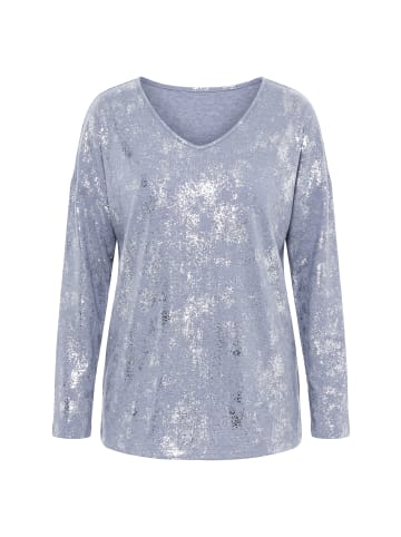 Ulla Popken Shirt in grau melange