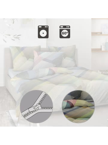 Irisette Mako-Satin Bettwäsche in bunt