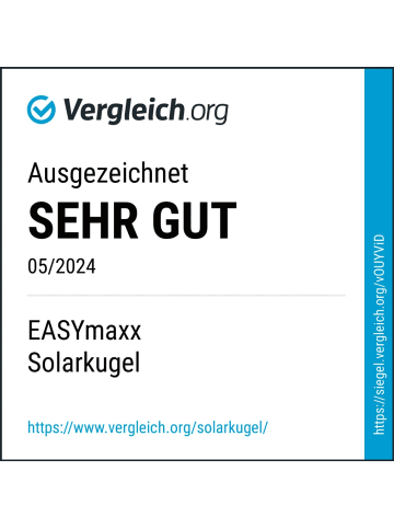 EASYmaxx Solar-Leuchte Stein flach 3,7V weiß Farbwechsel mit Fernb.  Weiß