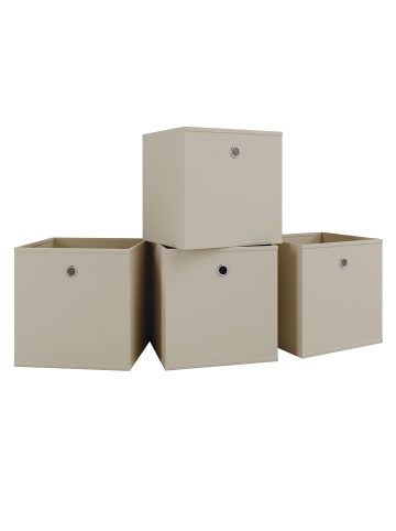 ebuy24 Aufbewahrungsbox Boxas4  Weiß 27 x 27 cm