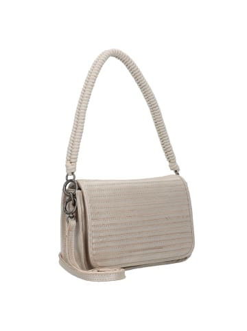 FREDs BRUDER Enna Schultertasche Leder 23 cm in pearl