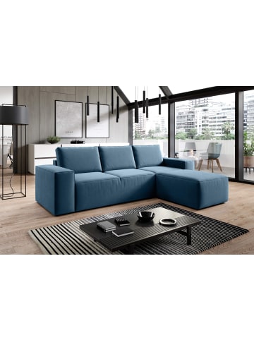 MF Design Rush Recamiere Rechts in Blau -  (L) 302 x (B) 302 x (H) 95 cm