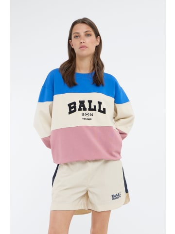 BALL Rundhalspullover BAMONTANA SWEAT 50405000 rundhalspullover mit Stickerei in Rosa